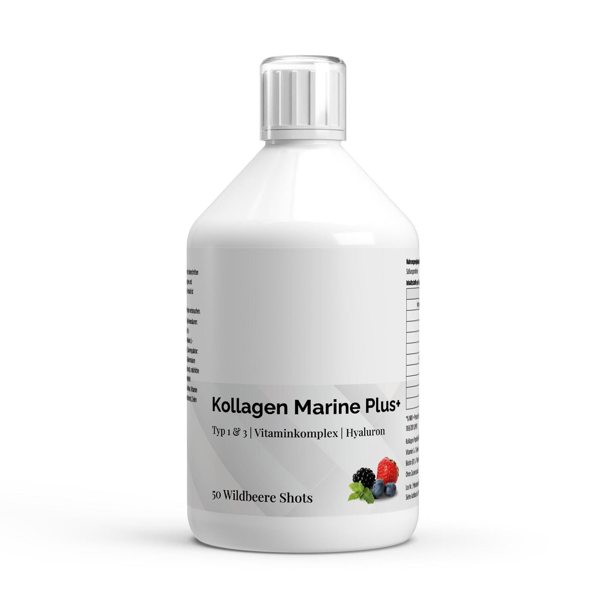 Collagen Marine Plus+ (1500 DA) - 50 Shots - Wild Berry - 500ml