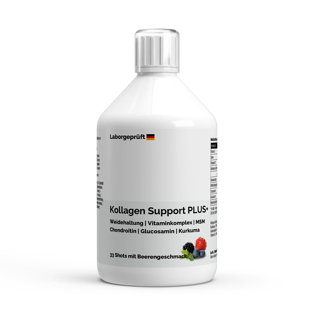 Collagen Support PLUS+ Shots (1500 DA) - Wild Berry - 500ml